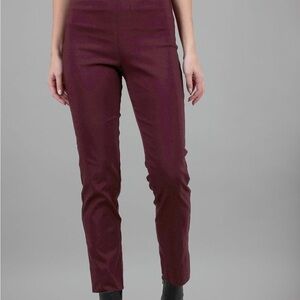 NWT. Kobi Halperin Deep Burgundy Lori Pants. XS.